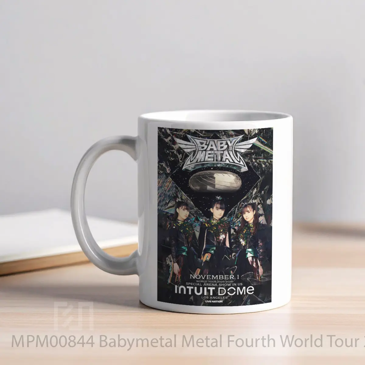 Mug Babymetal Metal Fourth World Tour 2025 Los Angeles MPM00844 - All-side / Desain