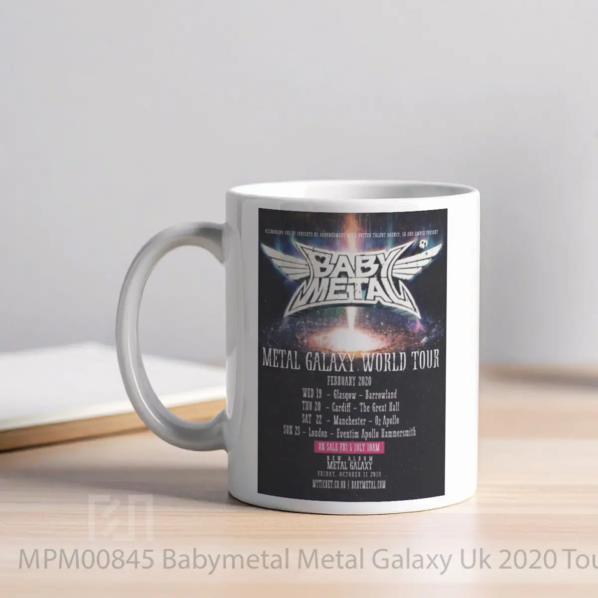 Mug Babymetal Metal Galaxy Uk 2020 Tour Print MPM00845 - All-side / Desain