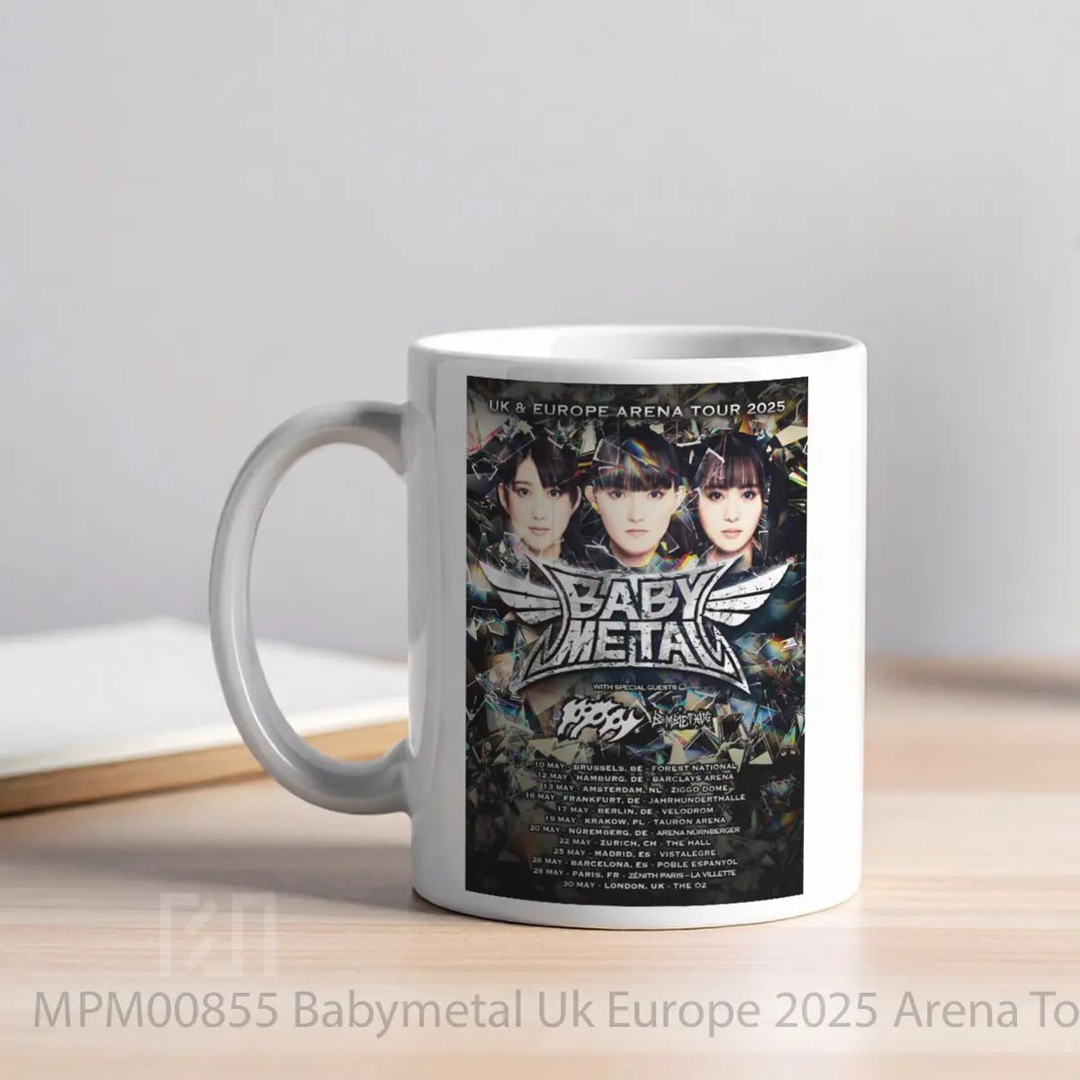 Mug Babymetal Uk Europe 2025 Arena Tour MPM00855 - All-side / Desain