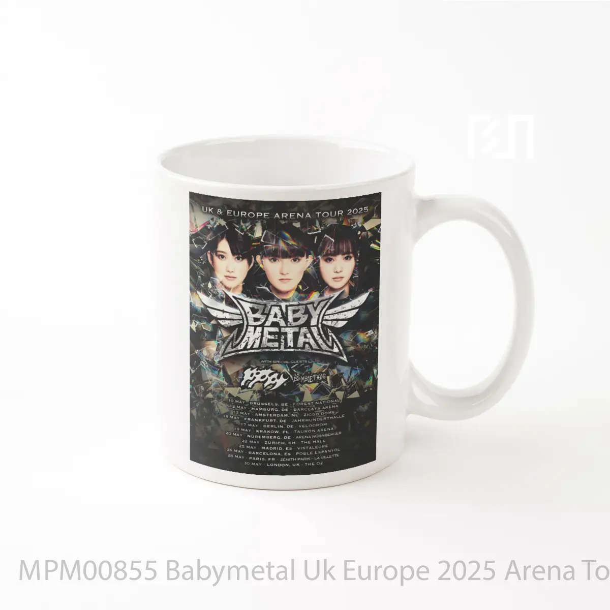 Mug Babymetal Uk Europe 2025 Arena Tour MPM00855