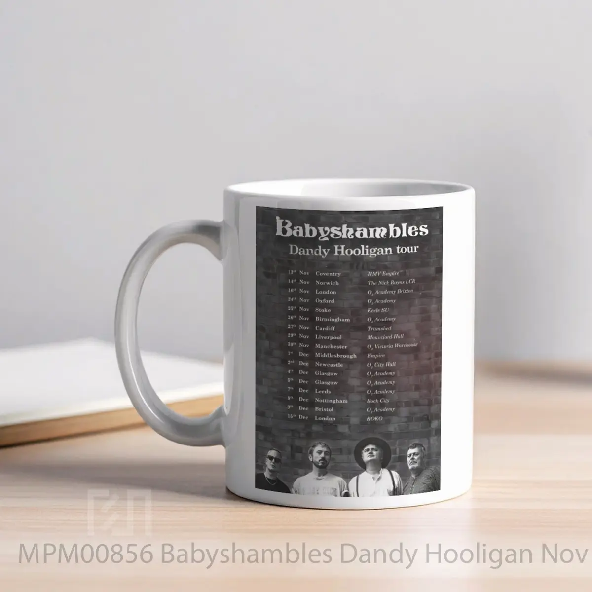 Mug Babyshambles Dandy Hooligan Nov Dec 2025 Uk Tour MPM00856 - All-side / Desain