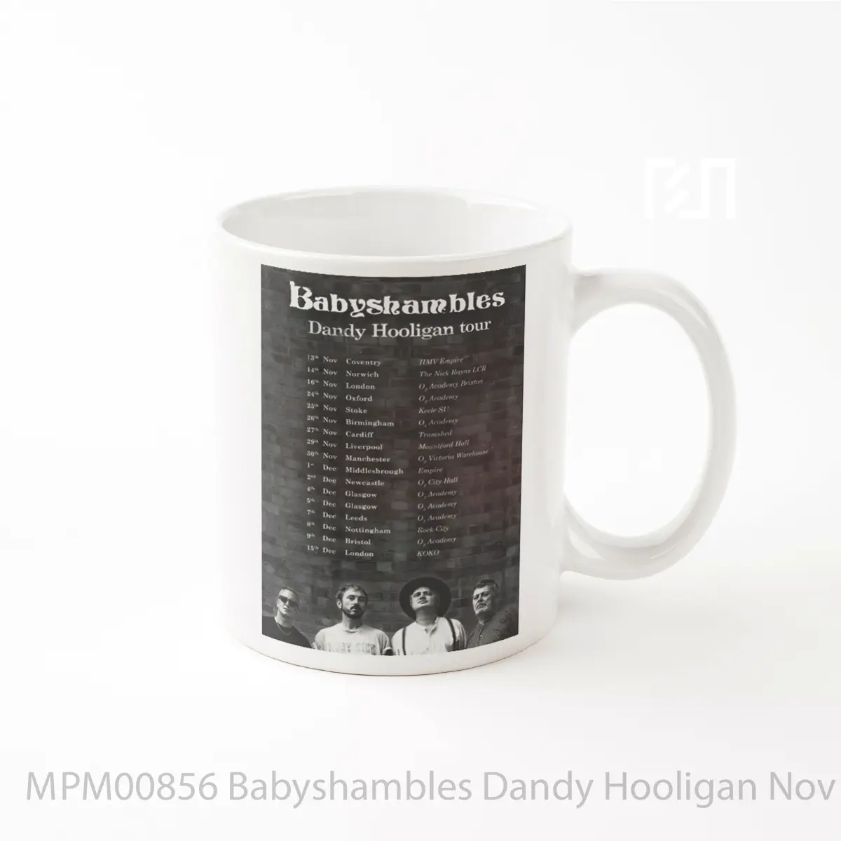 Mug Babyshambles Dandy Hooligan Nov Dec 2025 Uk Tour MPM00856