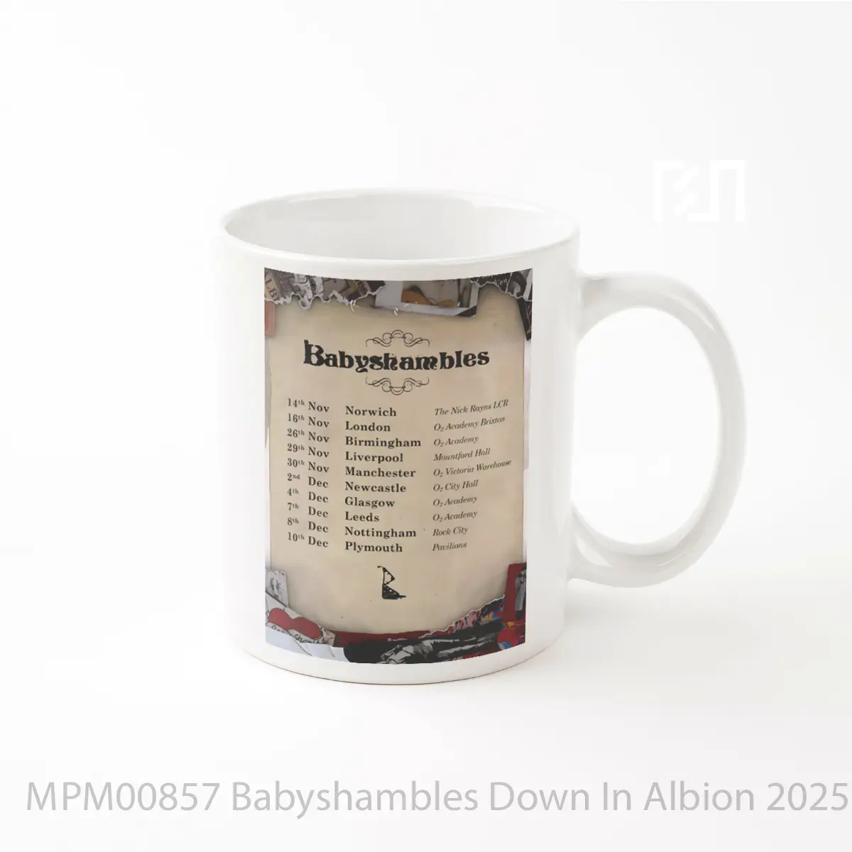 Mug Babyshambles Down In Albion 2025 Live Uk Tour Post 1 MPM00857