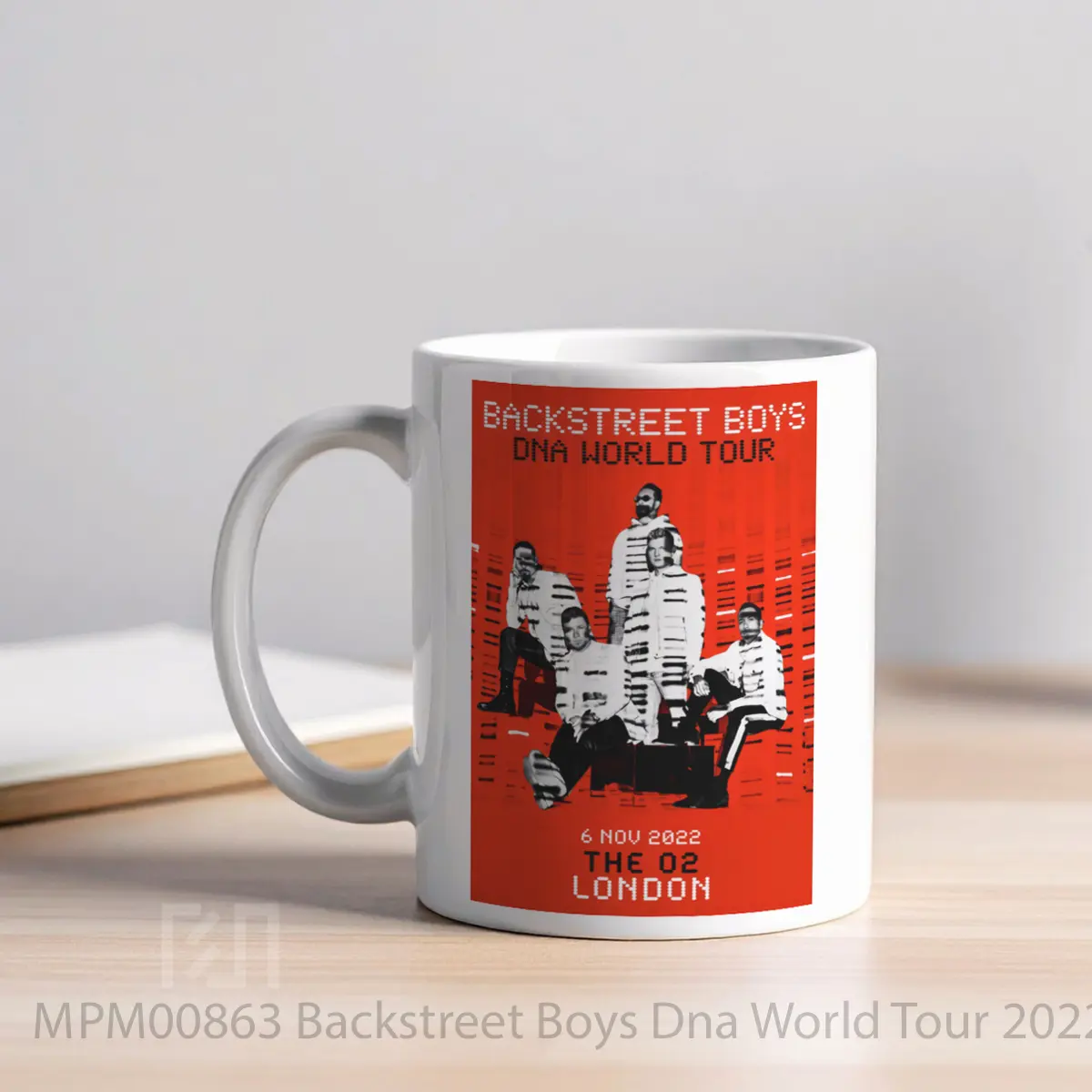 Mug Backstreet Boys Dna World Tour 2022 London MPM00863 - All-side / Desain