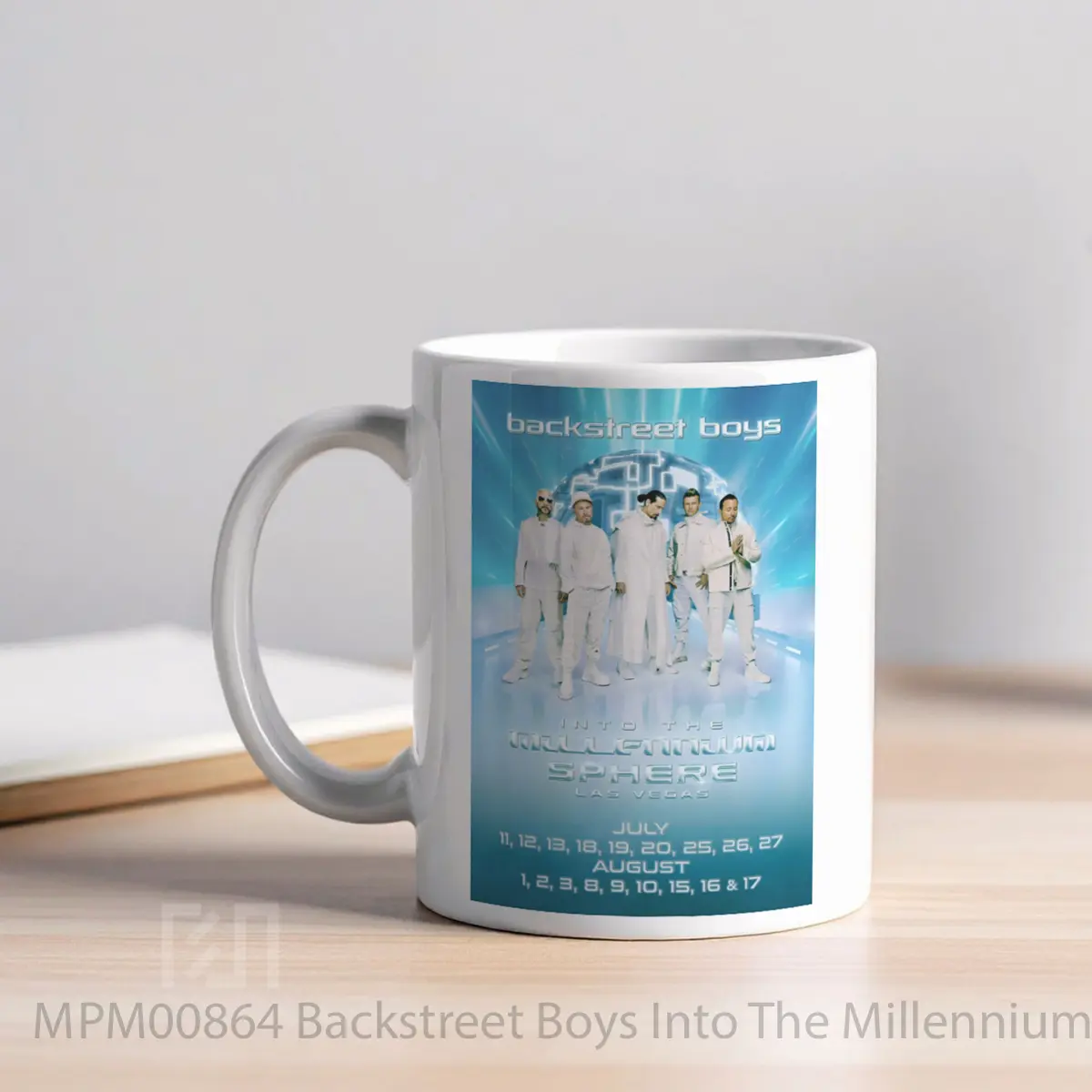 Mug Backstreet Boys Into The Millennium Tour 2025 Las Vegas MPM00864 - All-side / Desain