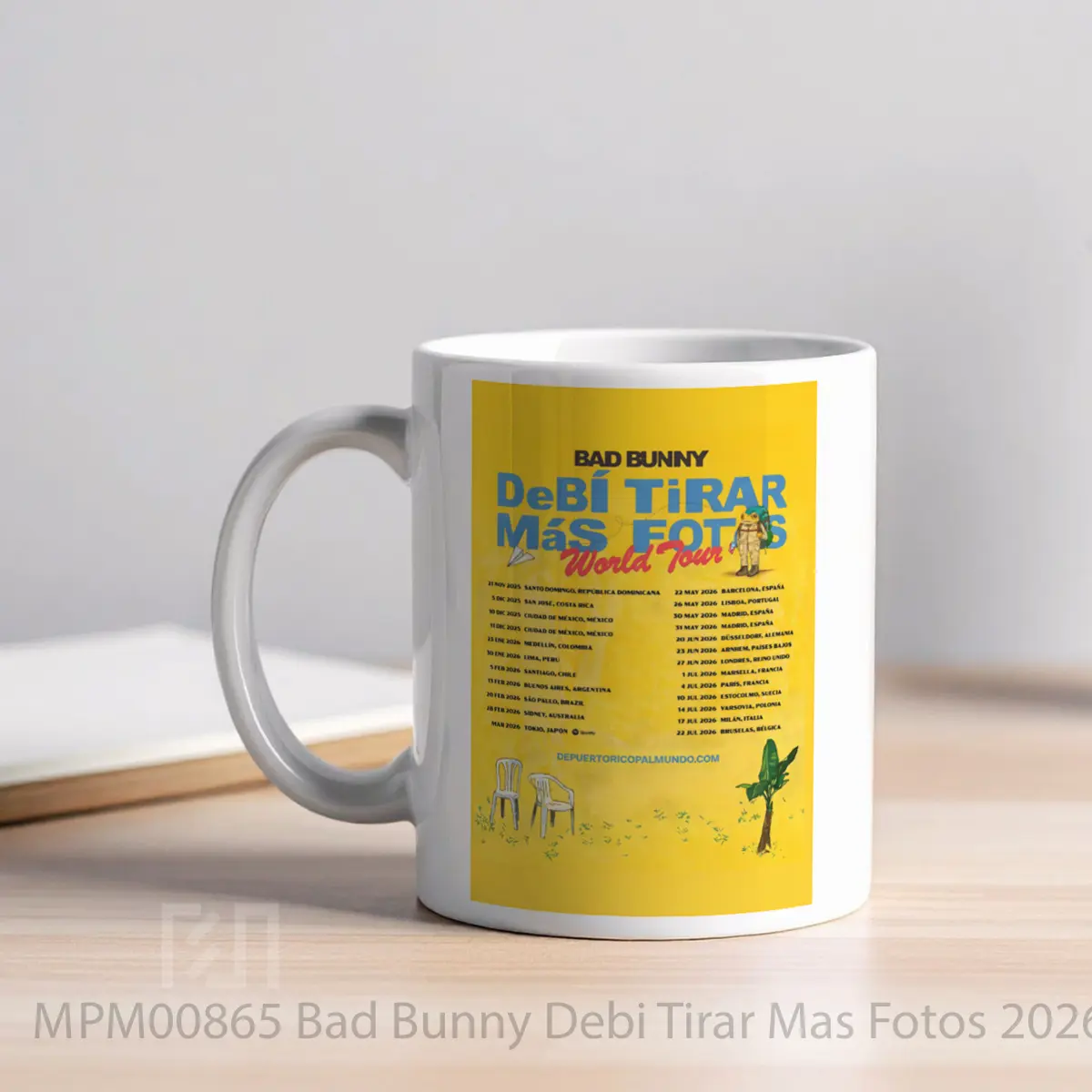 Mug Bad Bunny Debi Tirar Mas Fotos 2026 Stadium World MPM00865 - All-side / Desain