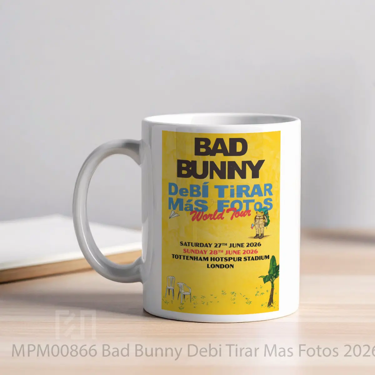 Mug Bad Bunny Debi Tirar Mas Fotos 2026 Tour MPM00866 - All-side / Desain