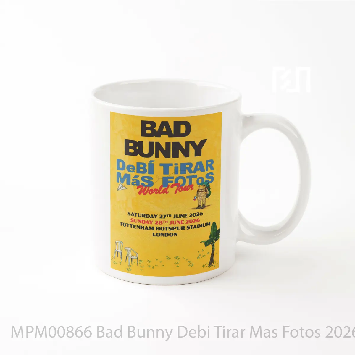 Mug Bad Bunny Debi Tirar Mas Fotos 2026 Tour MPM00866