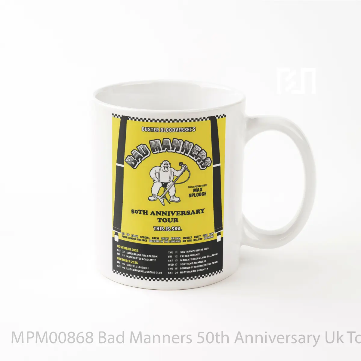 Mug Bad Manners 50th Anniversary Uk Tour 2025 MPM00868