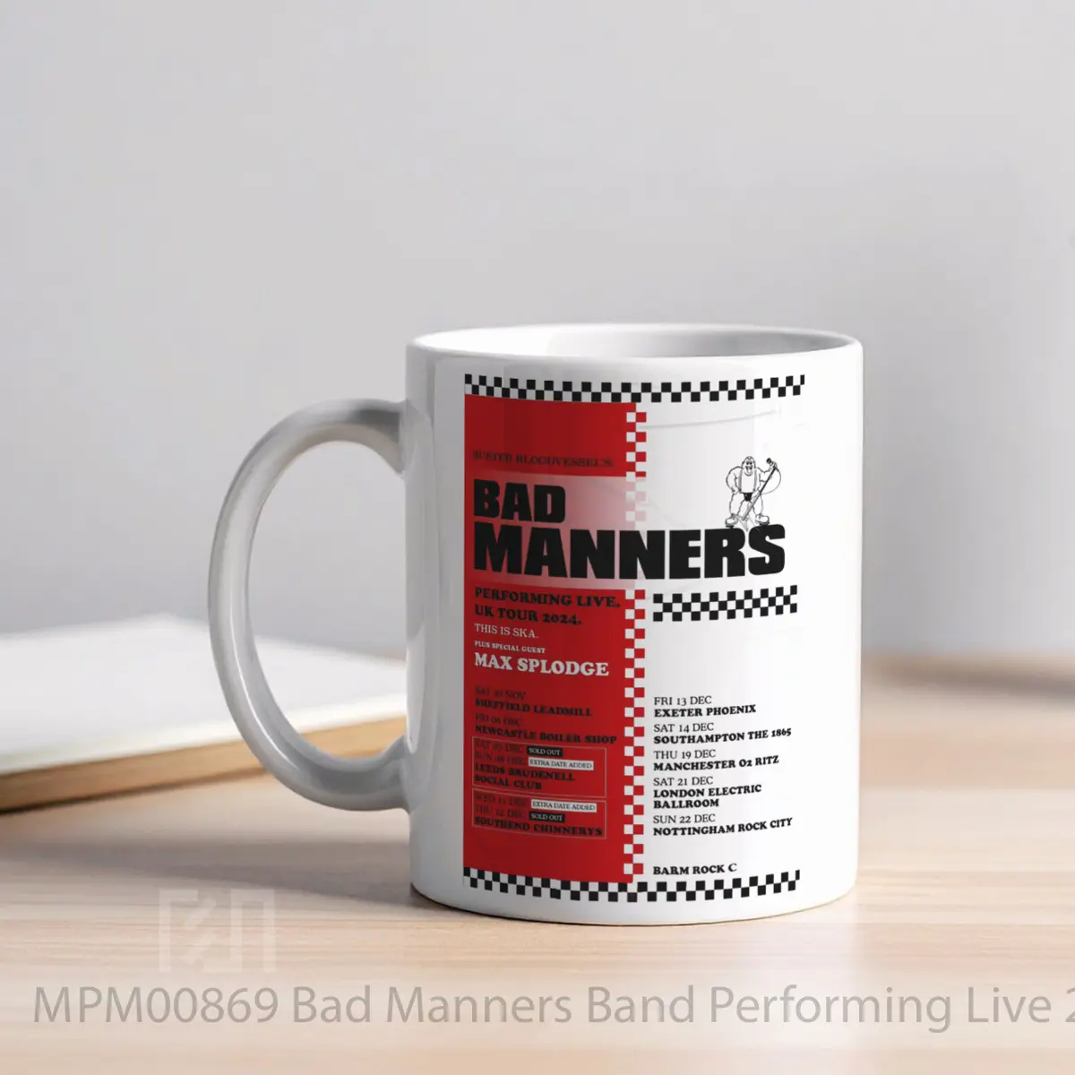 Mug Bad Manners Band Performing Live 2024 Uk Tour MPM00869 - All-side / Desain