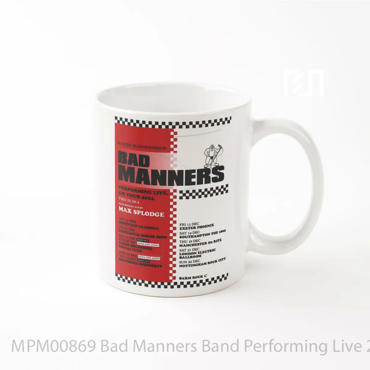 Mug Bad Manners Band Performing Live 2024 Uk Tour MPM00869