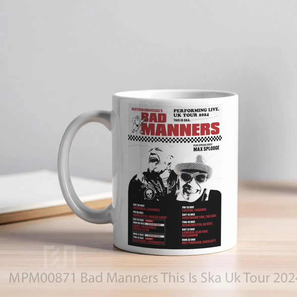 Mug Bad Manners This Is Ska Uk Tour 2024 MPM00871 - All-side / Desain