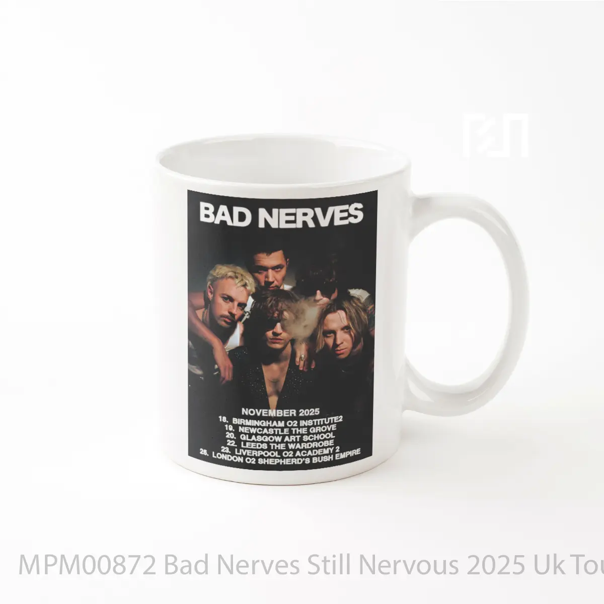 Mug Bad Nerves Still Nervous 2025 Uk Tour MPM00872