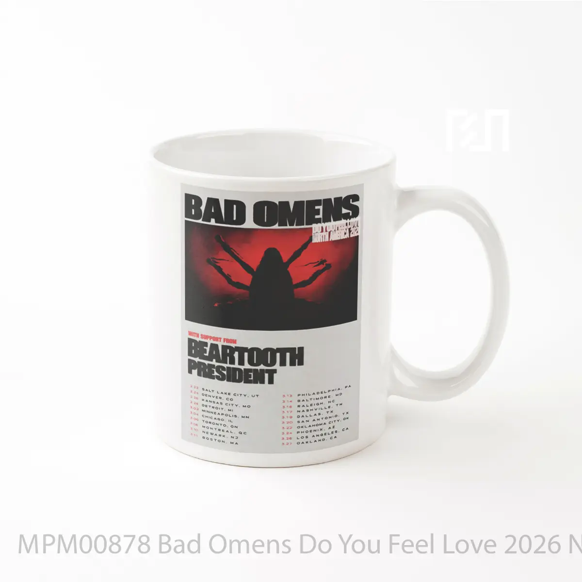 Mug Bad Omens Do You Feel Love 2026 North America Arena Tour MPM00878