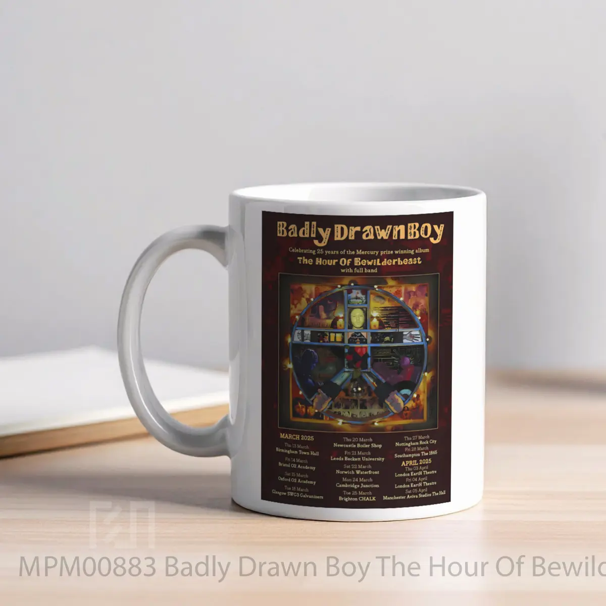 Mug Badly Drawn Boy The Hour Of Bewilderbeast 2025 Uk MPM00883 - All-side / Desain