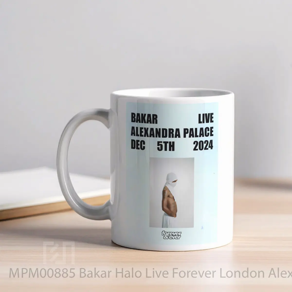 Mug Bakar Halo Live Forever London Alexandra Palace 2025 MPM00885 - All-side / Desain
