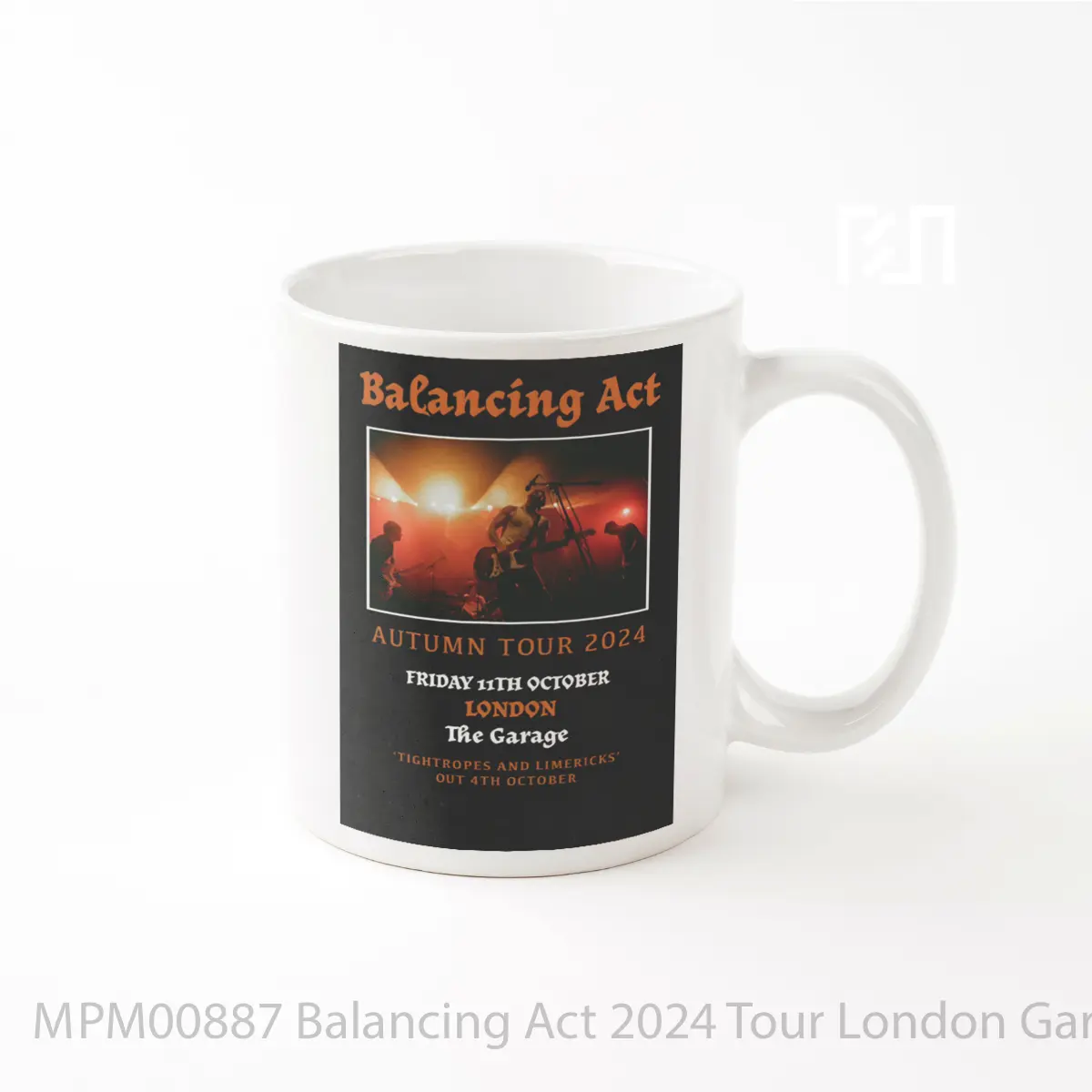 Mug Balancing Act 2024 Tour London Garage MPM00887