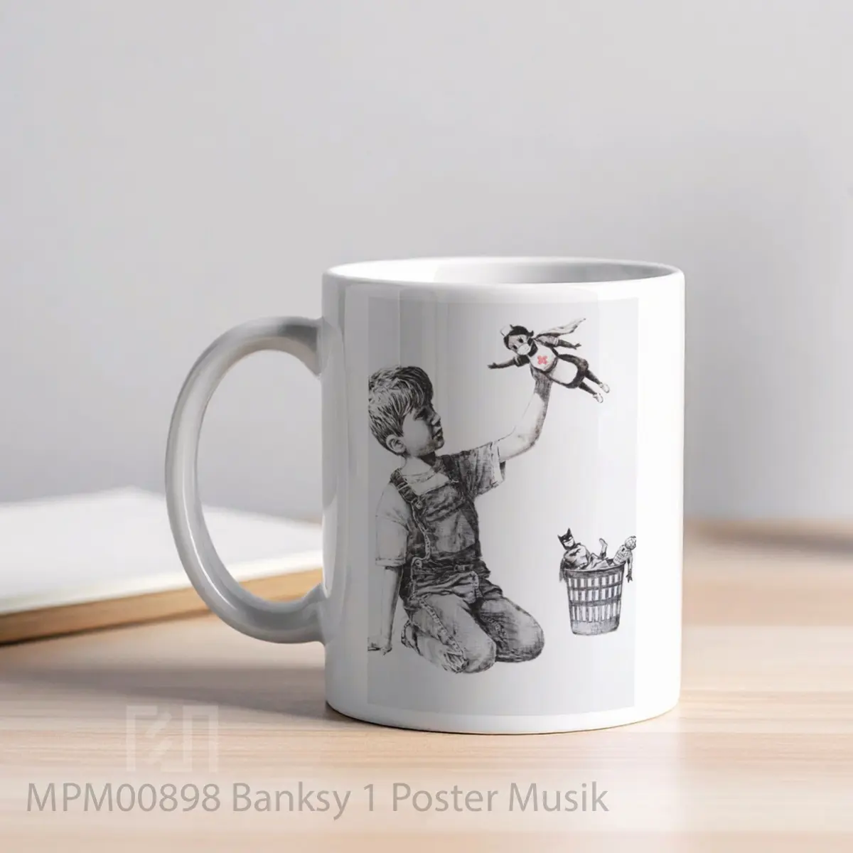 Mug Banksy 1 MPM00898 - All-side / Desain