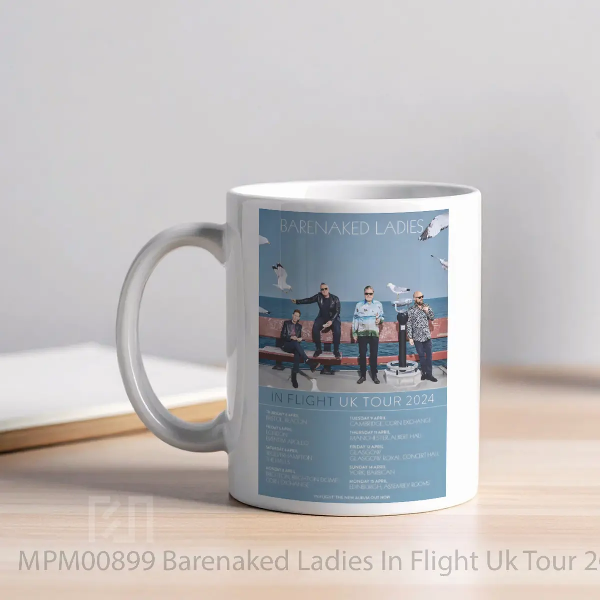 Mug Barenaked Ladies In Flight Uk Tour 2023 MPM00899 - All-side / Desain