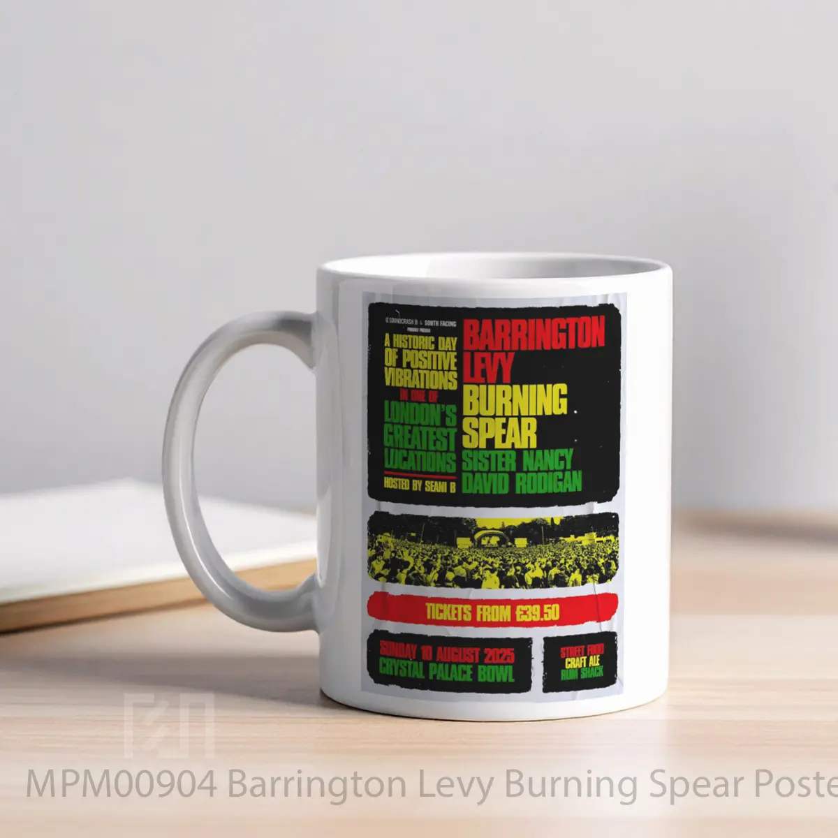 Mug Barrington Levy Burning Spear MPM00904 - All-side / Desain