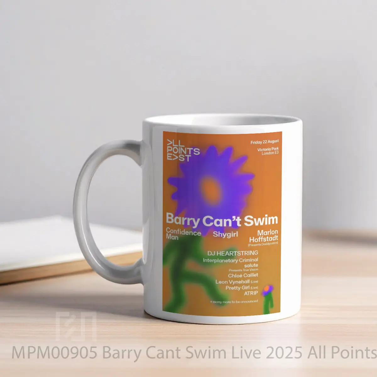 Mug Barry Cant Swim Live 2025 All Points East MPM00905 - All-side / Desain