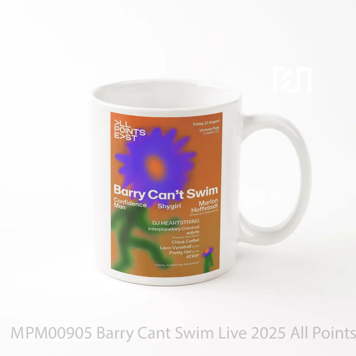 Mug Barry Cant Swim Live 2025 All Points East MPM00905
