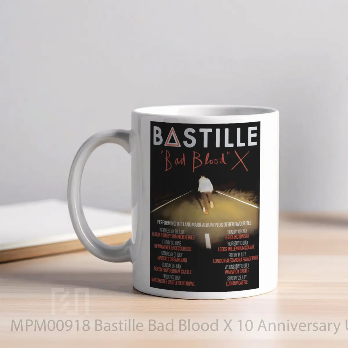 Mug Bastille Bad Blood X 10 Anniversary Uk Tour 2023 MPM00918 - All-side / Desain