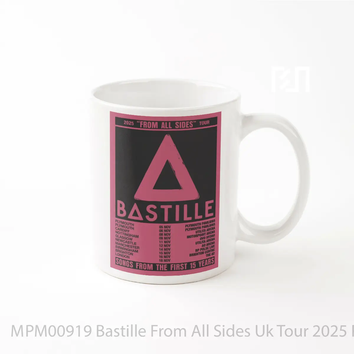 Mug Bastille From All Sides Uk Tour 2025 MPM00919