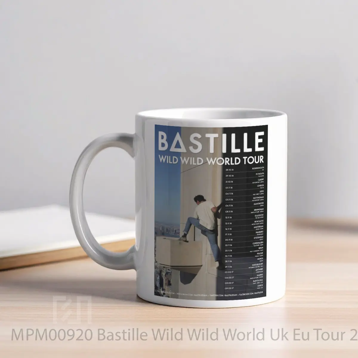 Mug Bastille Wild Wild World Uk Eu Tour 2016 MPM00920 - All-side / Desain