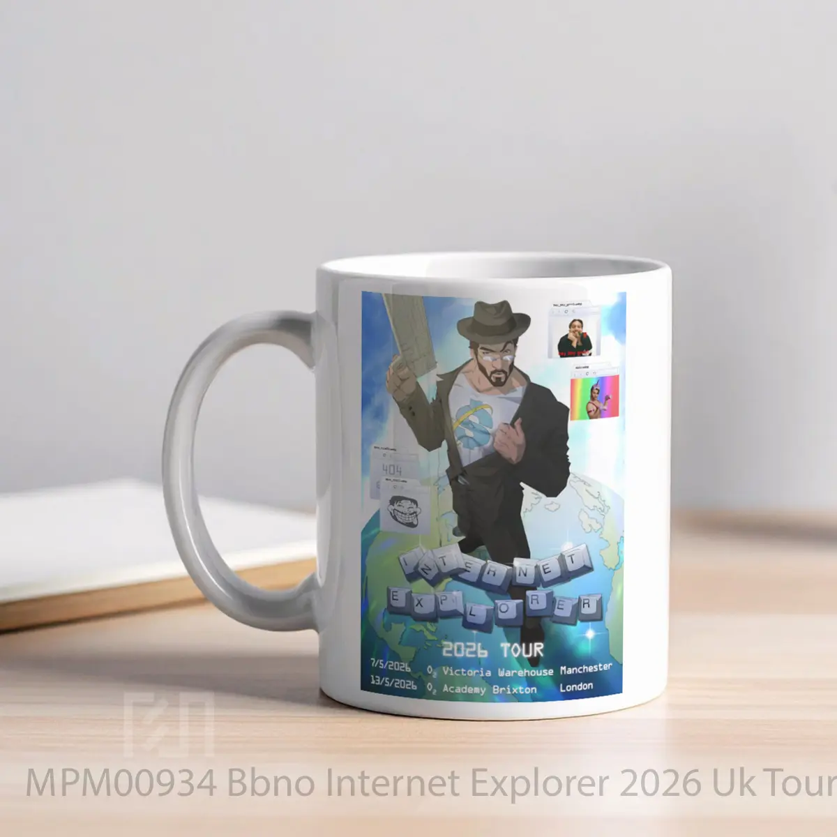 Mug Bbno Internet Explorer 2026 Uk Tour 1 MPM00934 - All-side / Desain