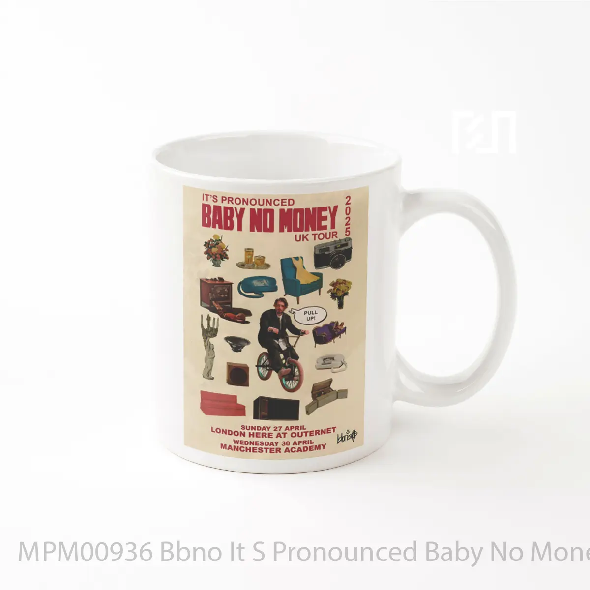 Mug Bbno It S Pronounced Baby No Money Uk Tour 2025 London Manchester MPM00936
