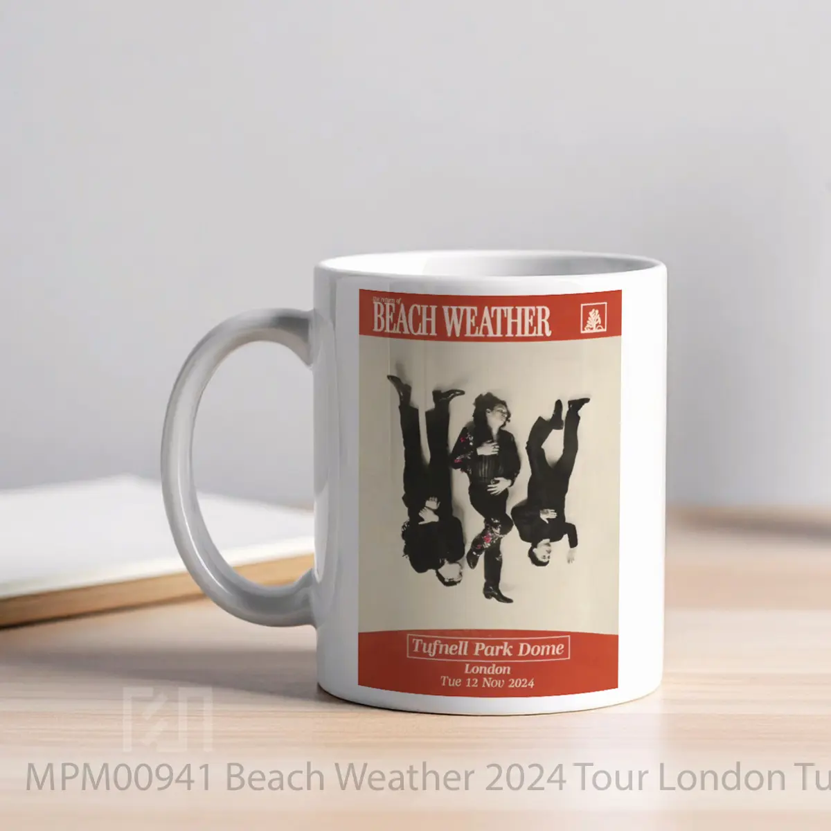 Mug Beach Weather 2024 Tour London Tufnell Park Dome P MPM00941 - All-side / Desain