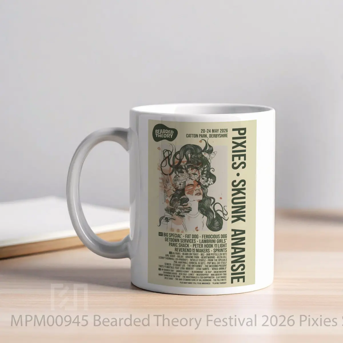Mug Bearded Theory Festival 2026 Pixies Skunk Anansie MPM00945 - All-side / Desain