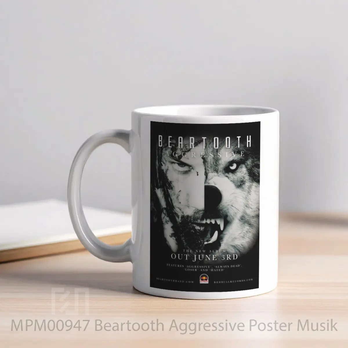 Mug Beartooth Aggressive MPM00947 - All-side / Desain