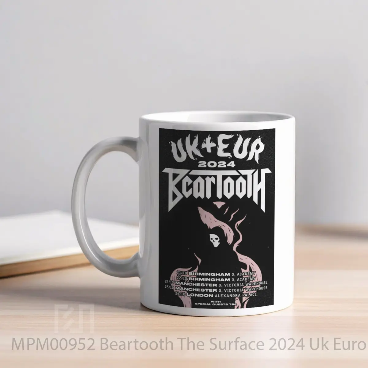 Mug Beartooth The Surface 2024 Uk European Tour Post MPM00952 - All-side / Desain