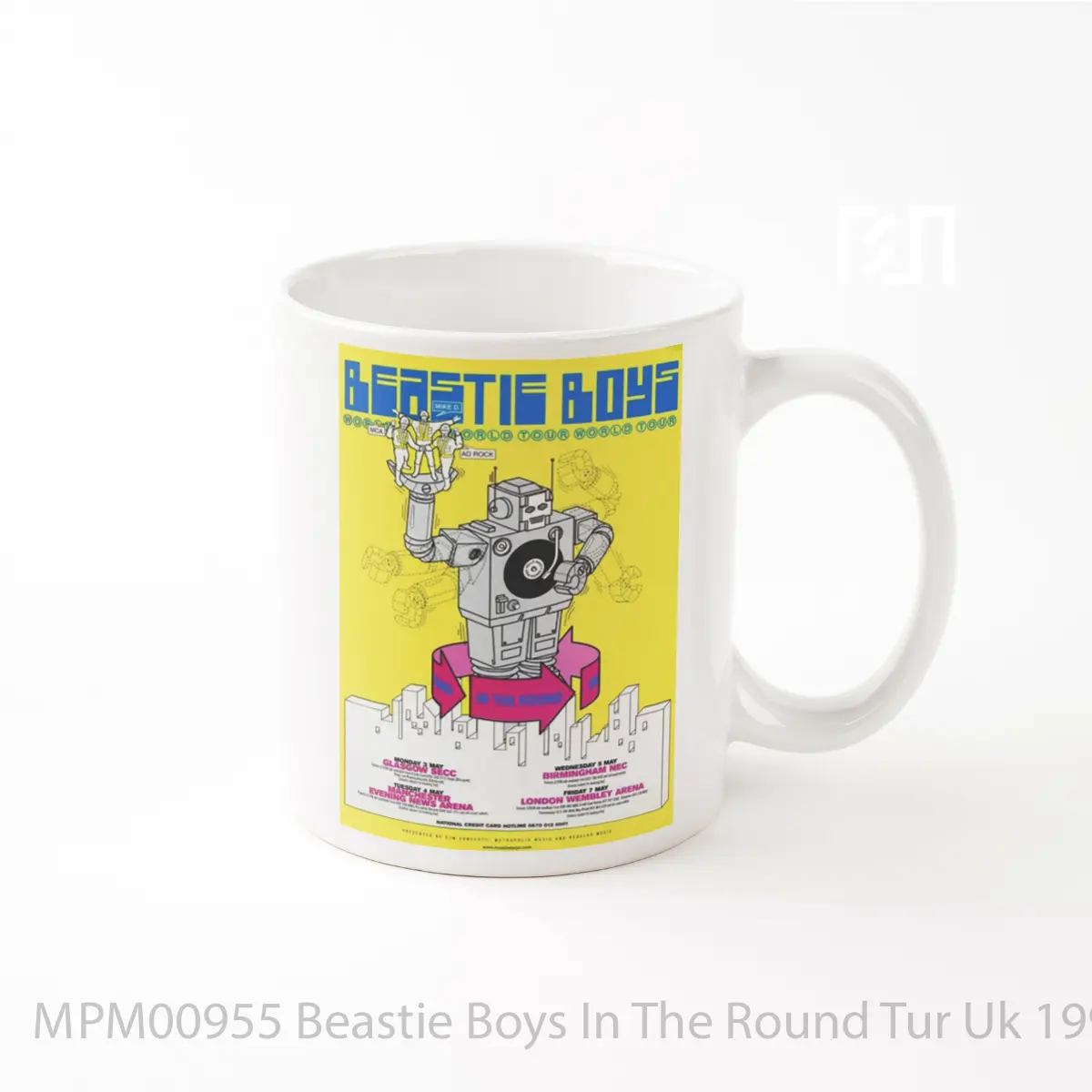 Mug Beastie Boys In The Round Tur Uk 1999 MPM00955