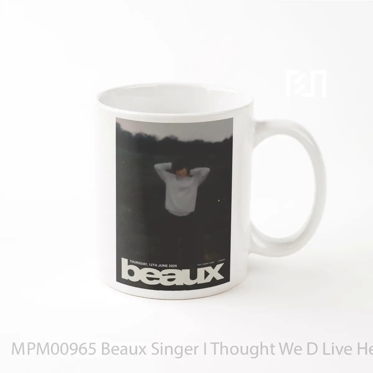 Mug Beaux Singer I Thought We D Live Here Forever Uk MPM00965