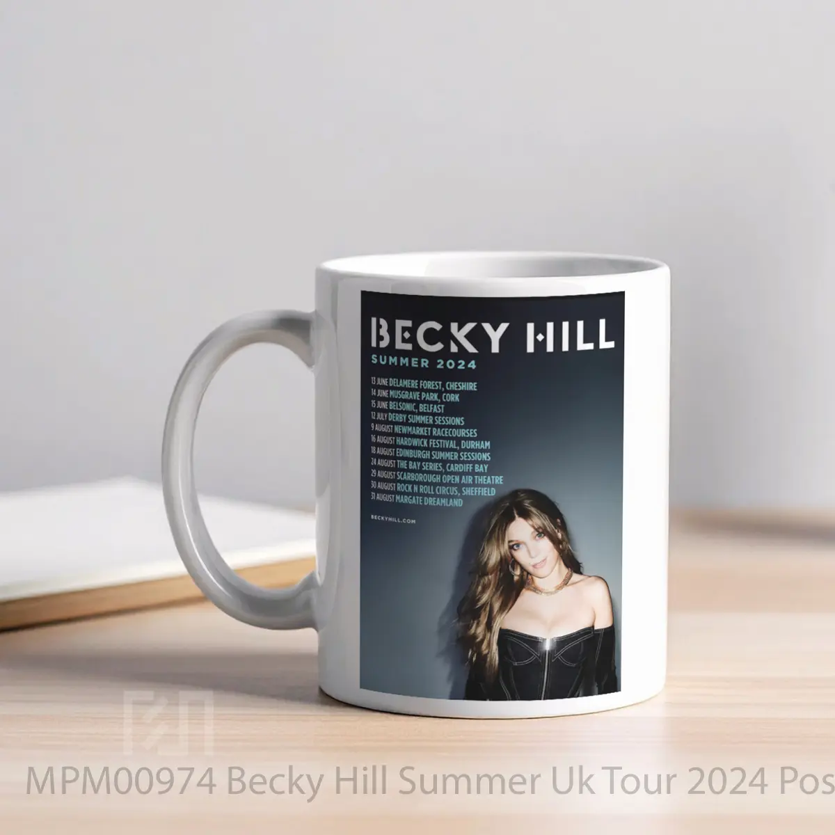 Mug Becky Hill Summer Uk Tour 2024 MPM00974 - All-side / Desain