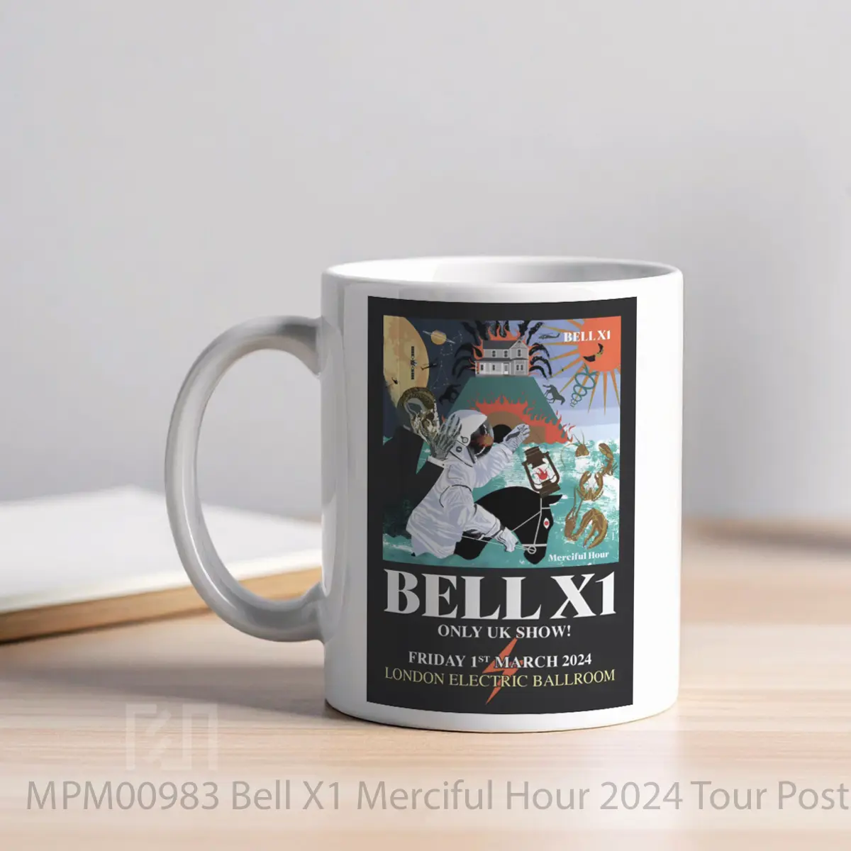 Mug Bell X1 Merciful Hour 2024 Tour MPM00983 - All-side / Desain