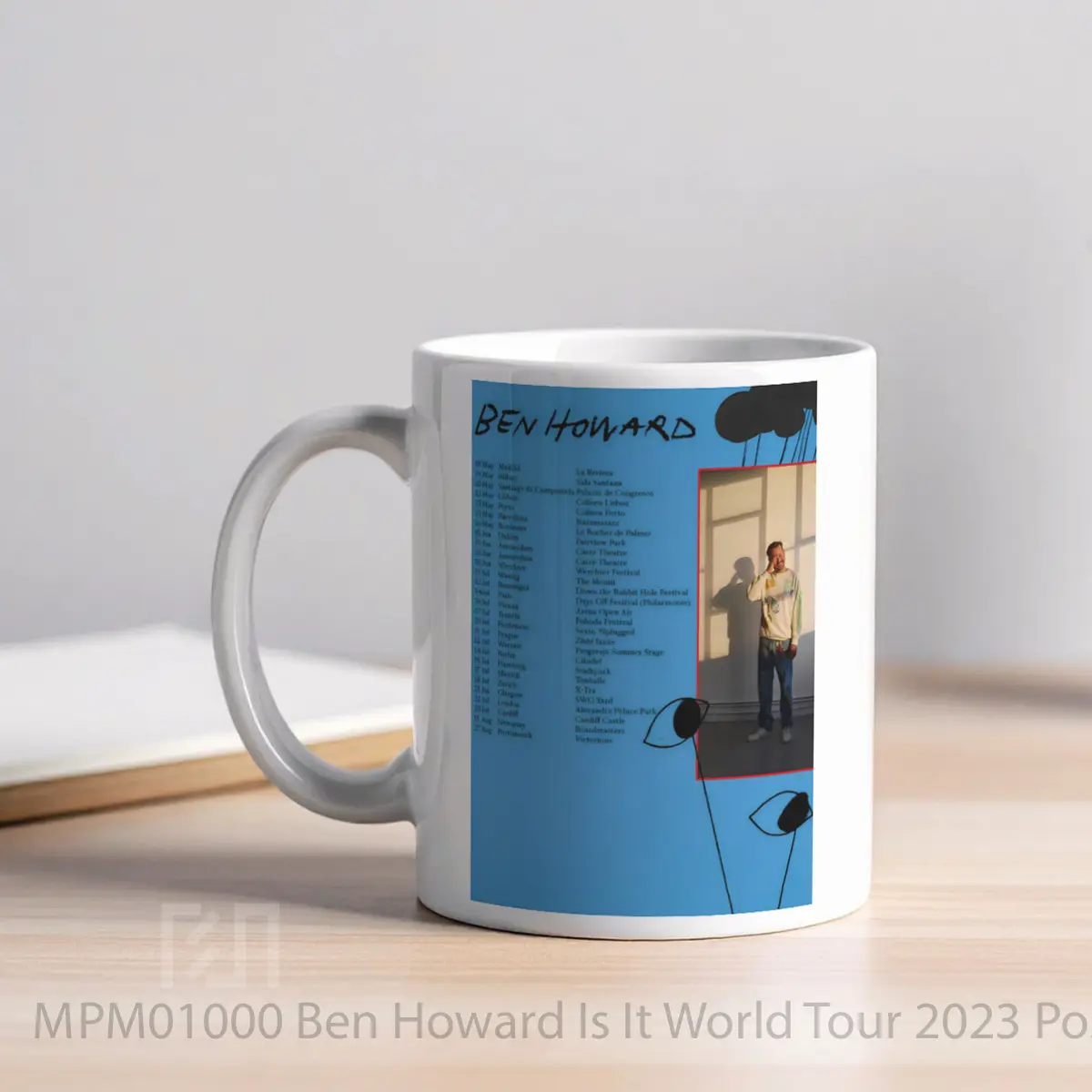 Mug Ben Howard Is It World Tour 2023 MPM01000 - All-side / Desain