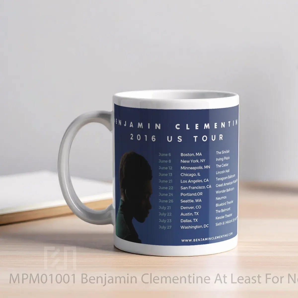 Mug Benjamin Clementine At Least For Now 2016 Us Tour MPM01001 - All-side / Desain