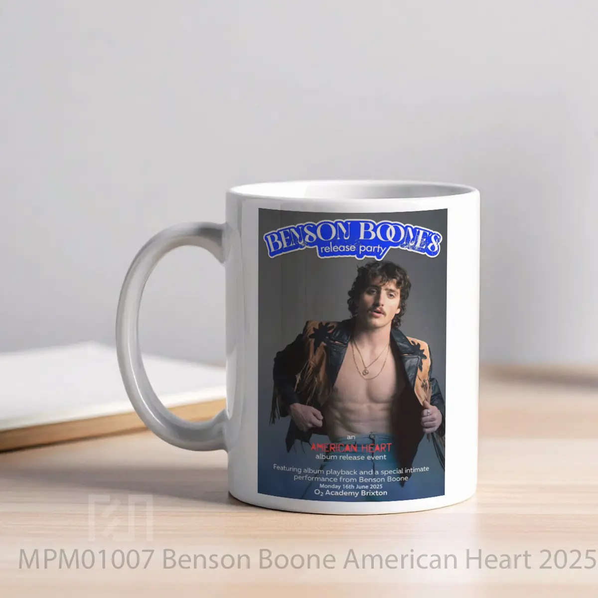 Mug Benson Boone American Heart 2025 Album Release Tou MPM01007 - All-side / Desain