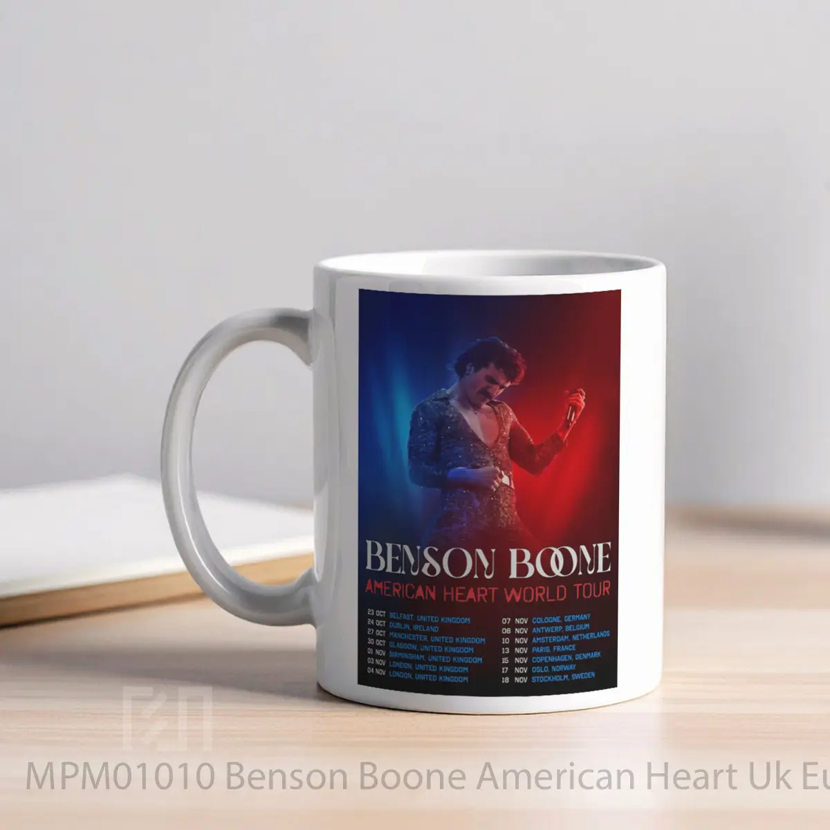 Mug Benson Boone American Heart Uk Europe Tour 2025 MPM01010 - All-side / Desain
