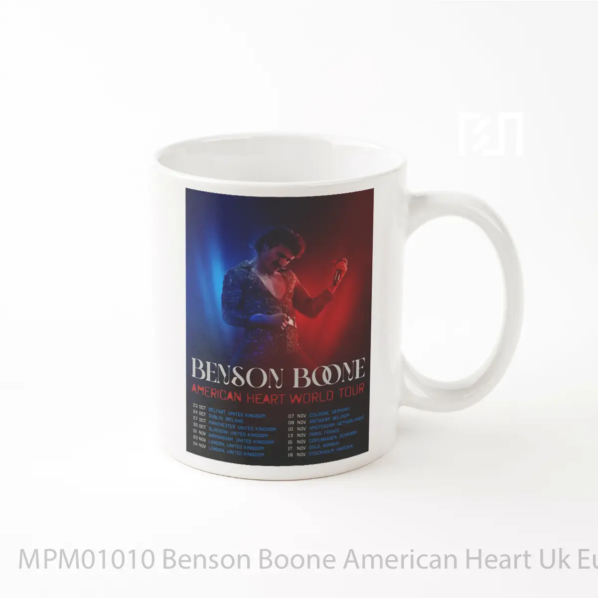 Mug Benson Boone American Heart Uk Europe Tour 2025 MPM01010