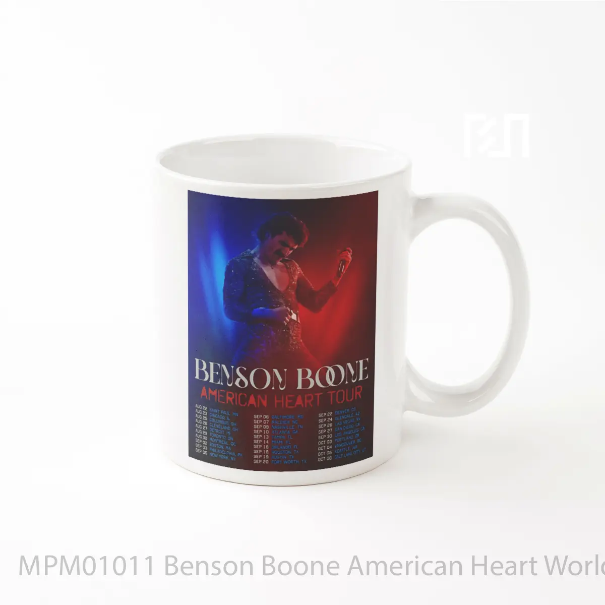Mug Benson Boone American Heart World Tour 2025 MPM01011