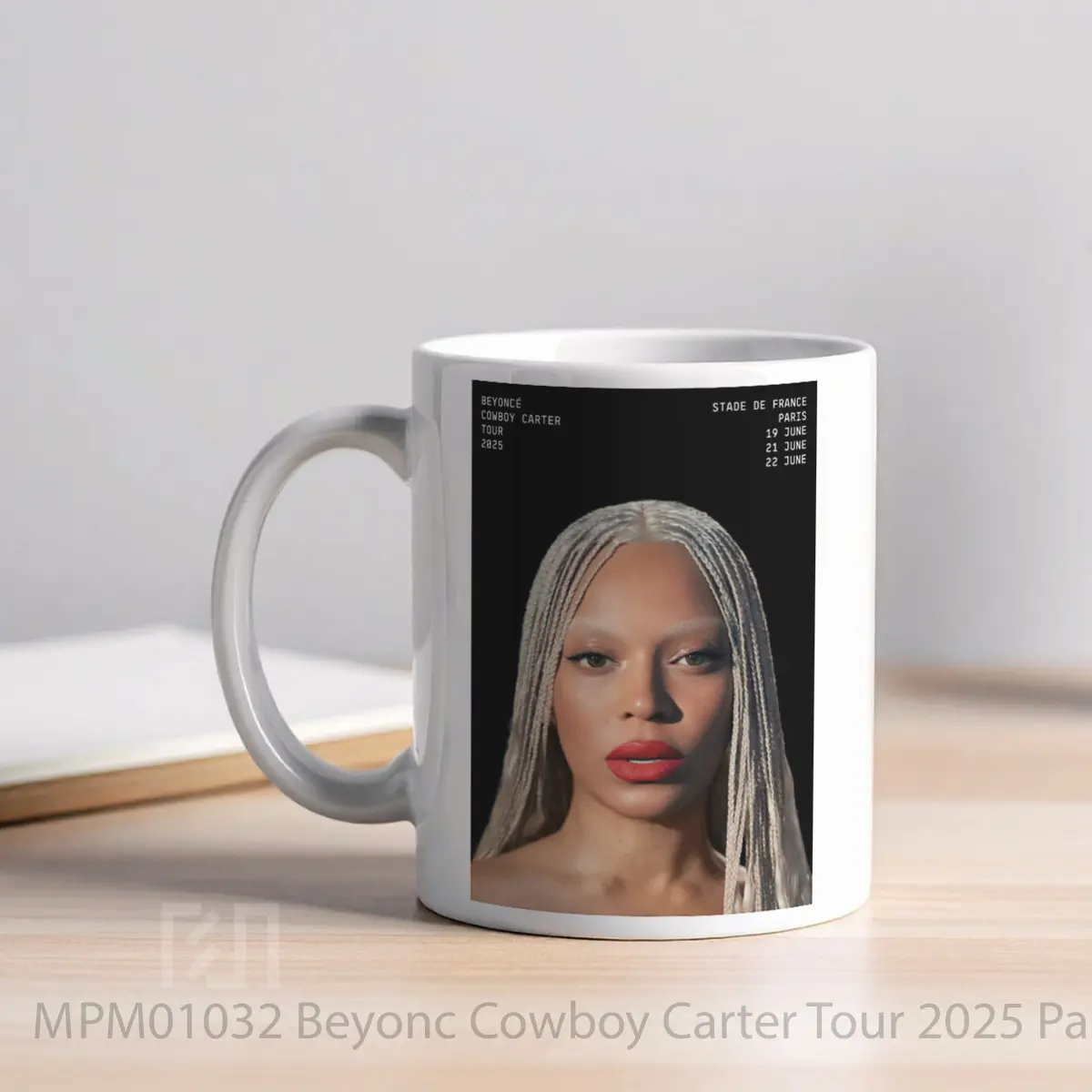 Mug Beyonc Cowboy Carter Tour 2025 Paris Stade De France MPM01032 - All-side / Desain