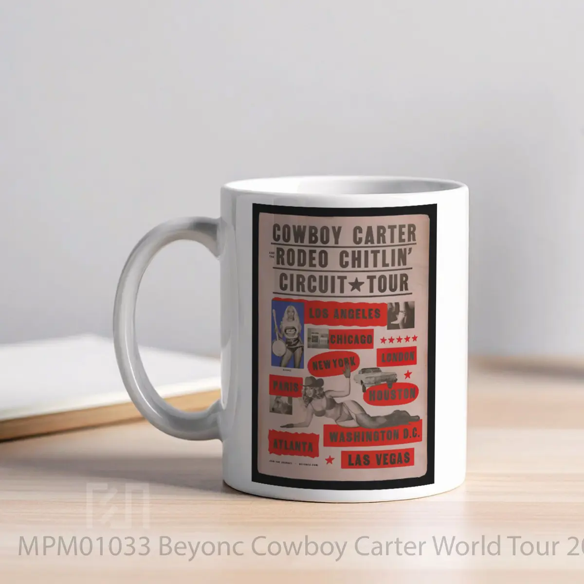 Mug Beyonc Cowboy Carter World Tour 2025 MPM01033 - All-side / Desain