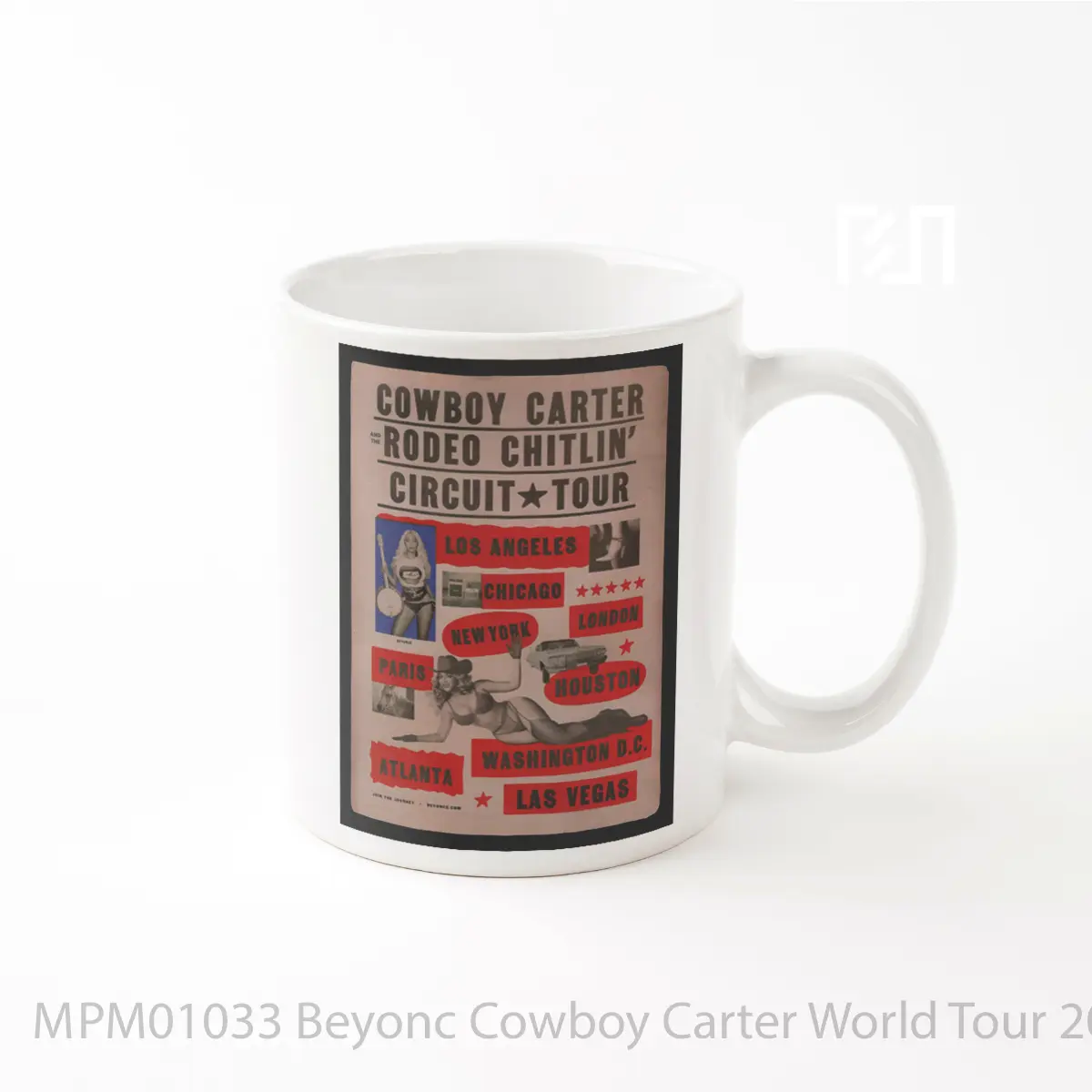 Mug Beyonc Cowboy Carter World Tour 2025 MPM01033