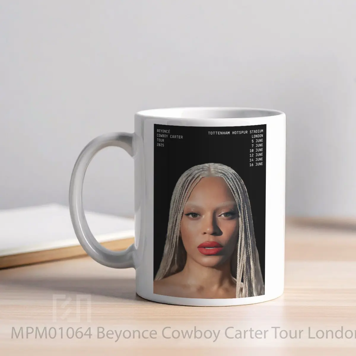 Mug Beyonce Cowboy Carter Tour London Tottenham 2025 MPM01064 - All-side / Desain