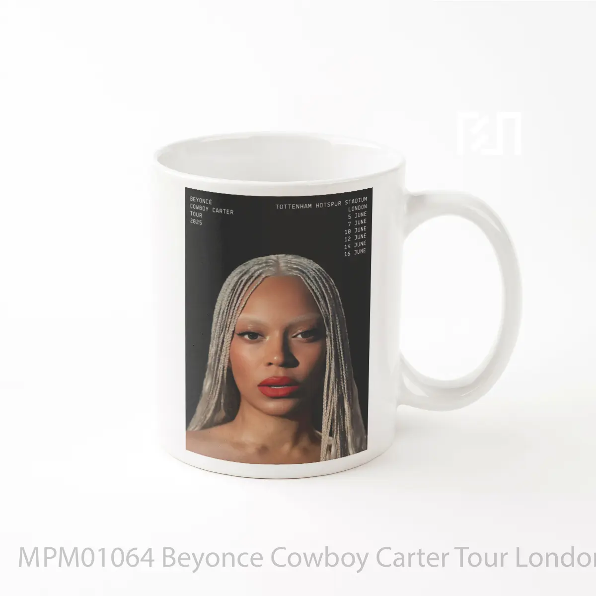 Mug Beyonce Cowboy Carter Tour London Tottenham 2025 MPM01064